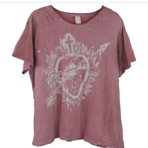 MAGNOLIA PEARL SOVEREIGN HEART T-shirt- New with tags